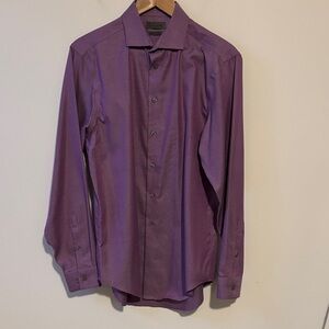 Calvin Klein Men's Rich Purple Dress Shirt